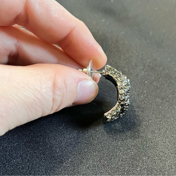 Kirks Folly Faceted Crystal Chain earrings - Picture 6 of 6